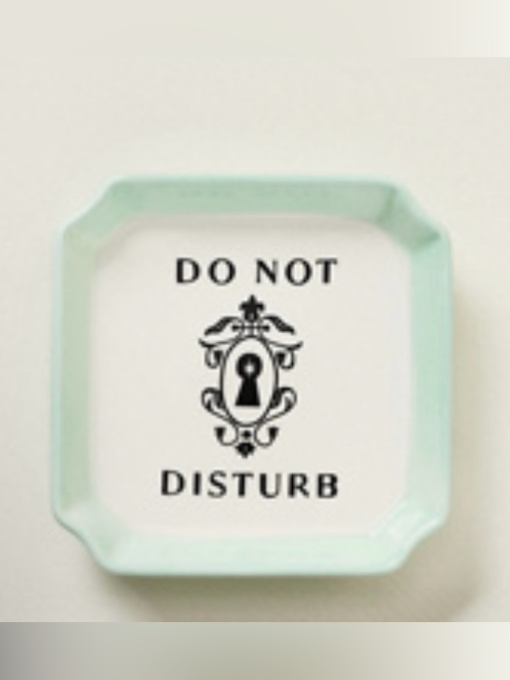Anthropologie Do Not Disturb Trinket  dish
